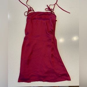 Satin Mini Dress
